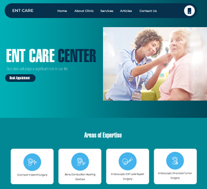 More ENT Website Templates