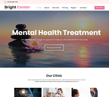More Psychiatrist Website Templates
