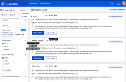 Deep insights on performance to drive better patient outcomes and metrics