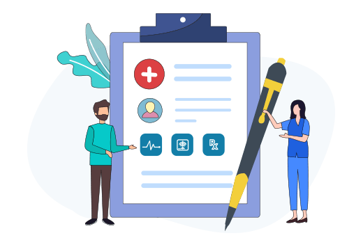 Relevant forms to track medical history