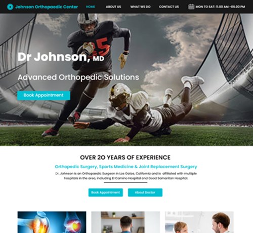 More Orthopaedic Website Templates
