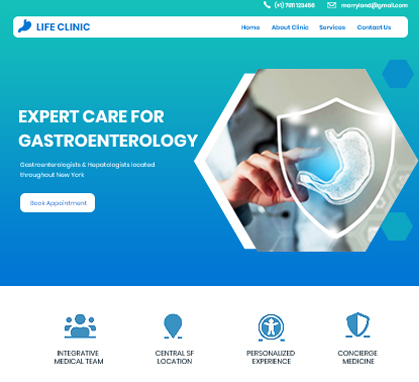 More Gastroenterologist Website Templates