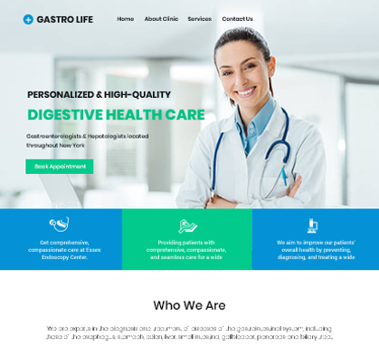 More Gastroenterologist Website Templates