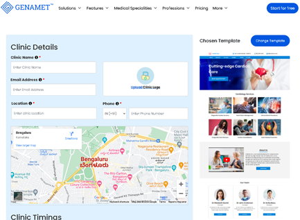 Powerful mini-website, a digital front door to your practice.