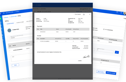 Integrated sales billing with walk-in, OP & IP to improves experience across touchpoints