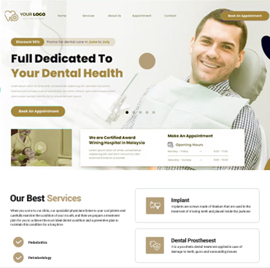 More Dentistry Website Templates