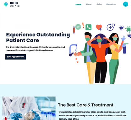 More General Medicine and Infectious Diseases Specialists Website Templates
