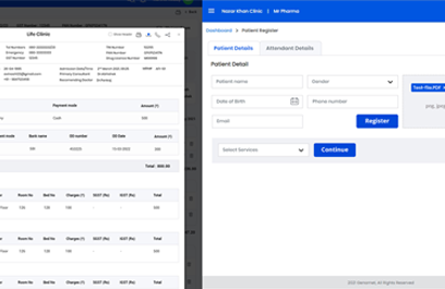 One stop solution from patient registration to physician consultation & billing