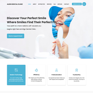 More Dentistry Website Templates