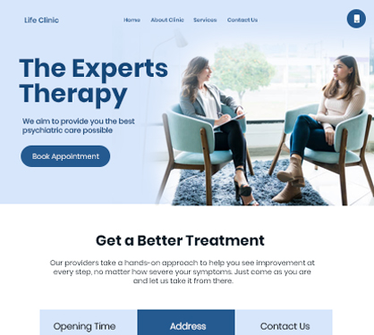 More Psychiatrist Website Templates