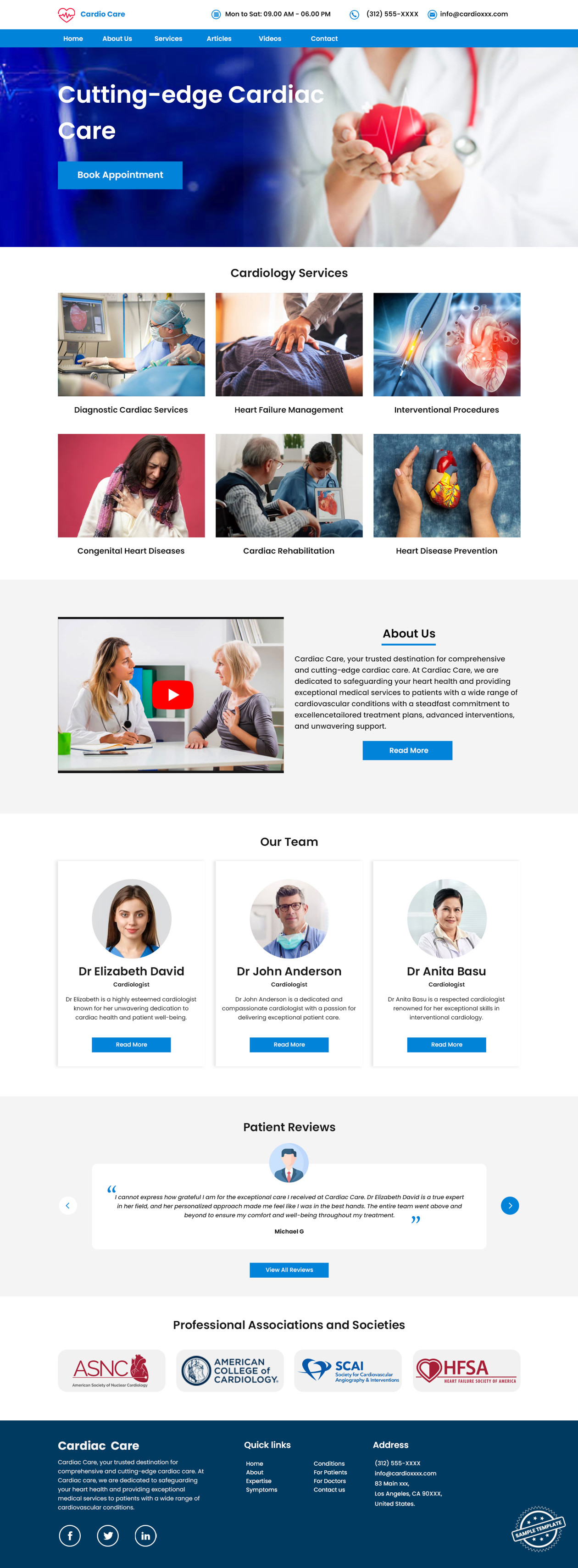 Web Samples Rnd Cardio Care Website Template