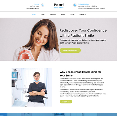 More Dentistry Website Templates