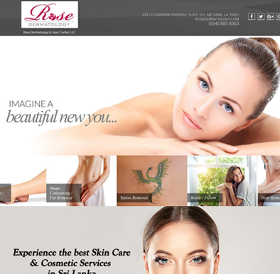 More Dermatology Website Templates