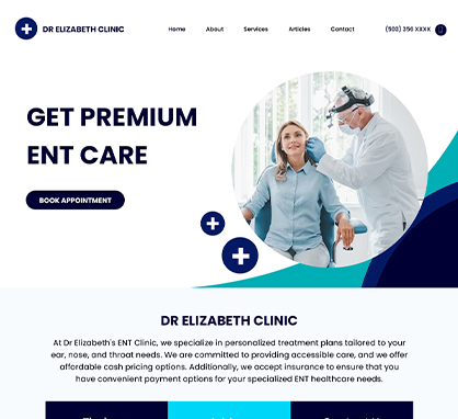 More ENT Website Templates