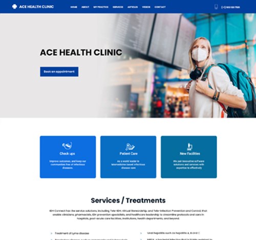 More General Medicine and Infectious Diseases Specialists Website Templates